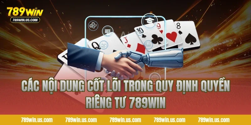 Các nội dung cốt lõi trong quy định quyền riêng tư 789WIN