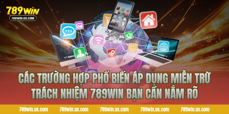 Các Trường Hợp Phổ Biến Áp Dụng Miễn Trừ Trách Nhiệm 789WIN Bạn Cần Nắm Rõ